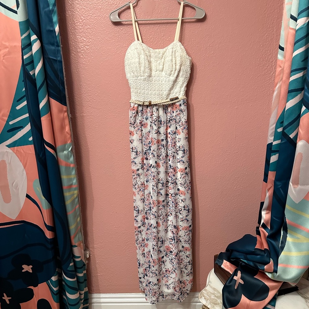 Lily Rose Cream and White Dress